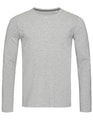 Heren T-shirt Lange Mouw Stedman Clive ST9620 Grey Heather